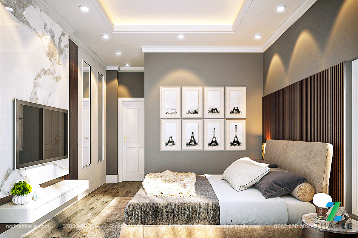 Thiết kế nội thất biệt thự Trần Não Thảo Điền